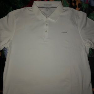 White 3 Button Polo